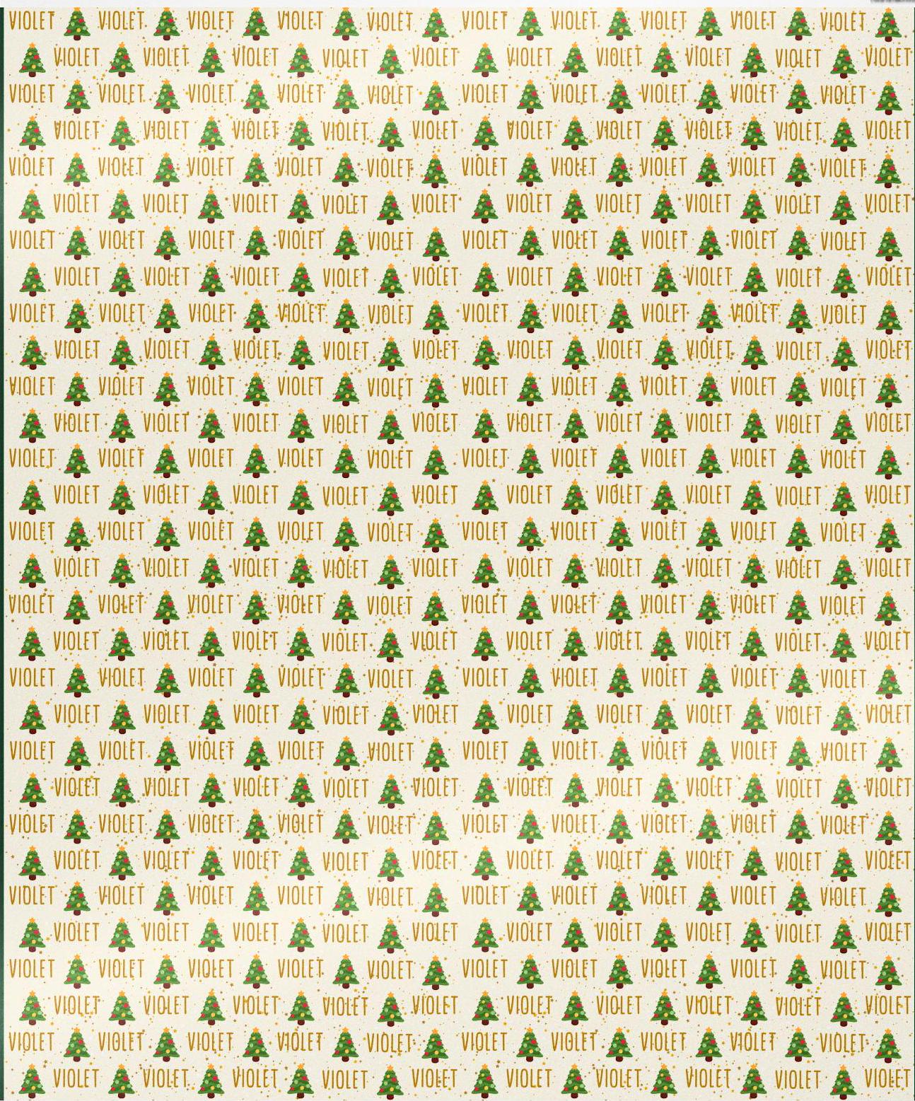 Christmas Tree & Name