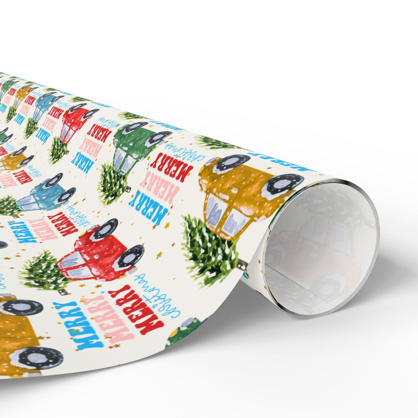 Vintage Christmas Car & Tree