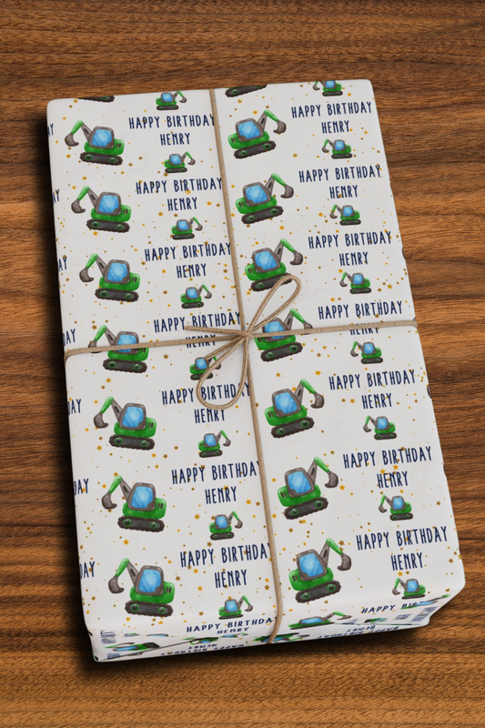 Construction Bulldozer Birthday