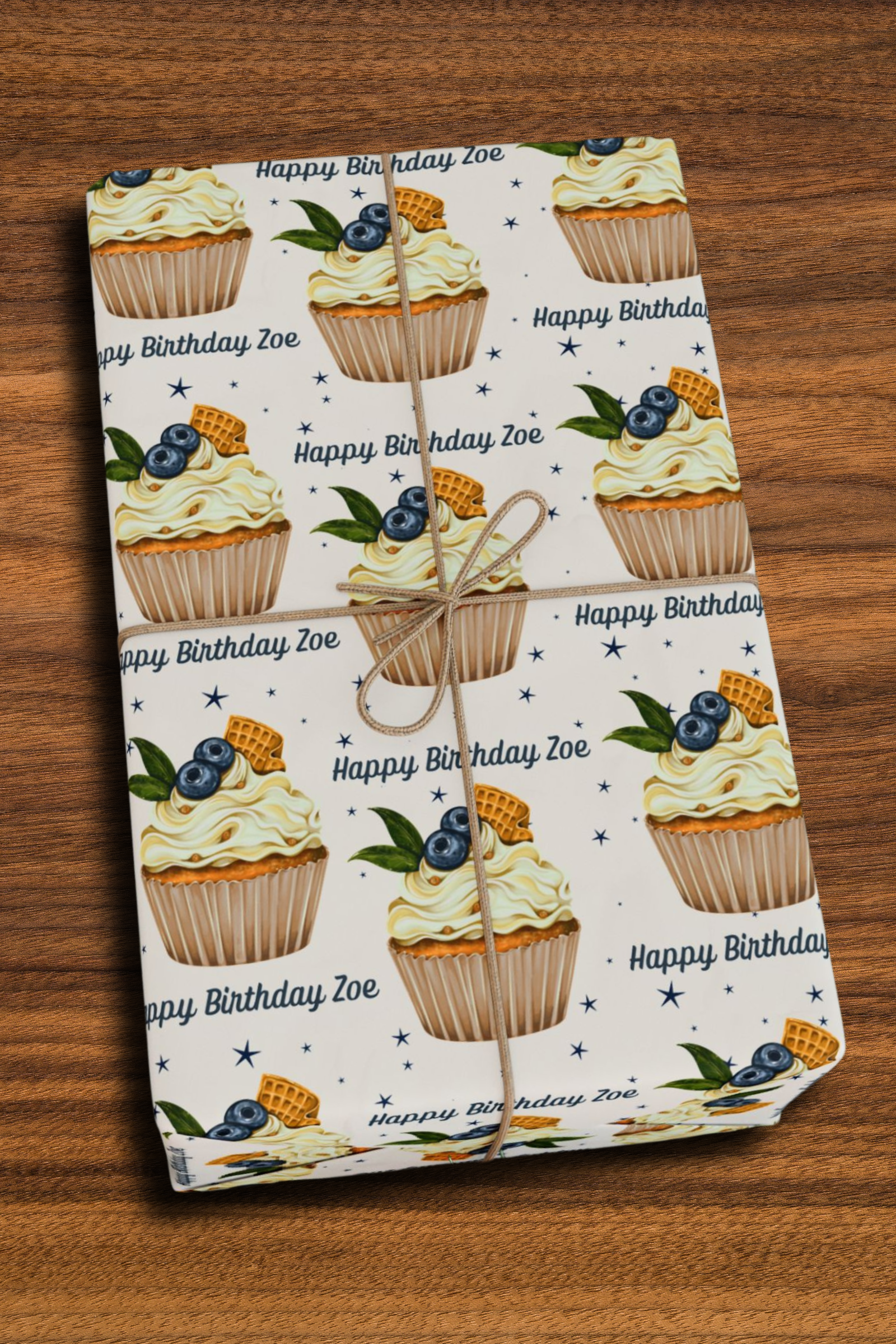 Blueberry Cupcake Birthday