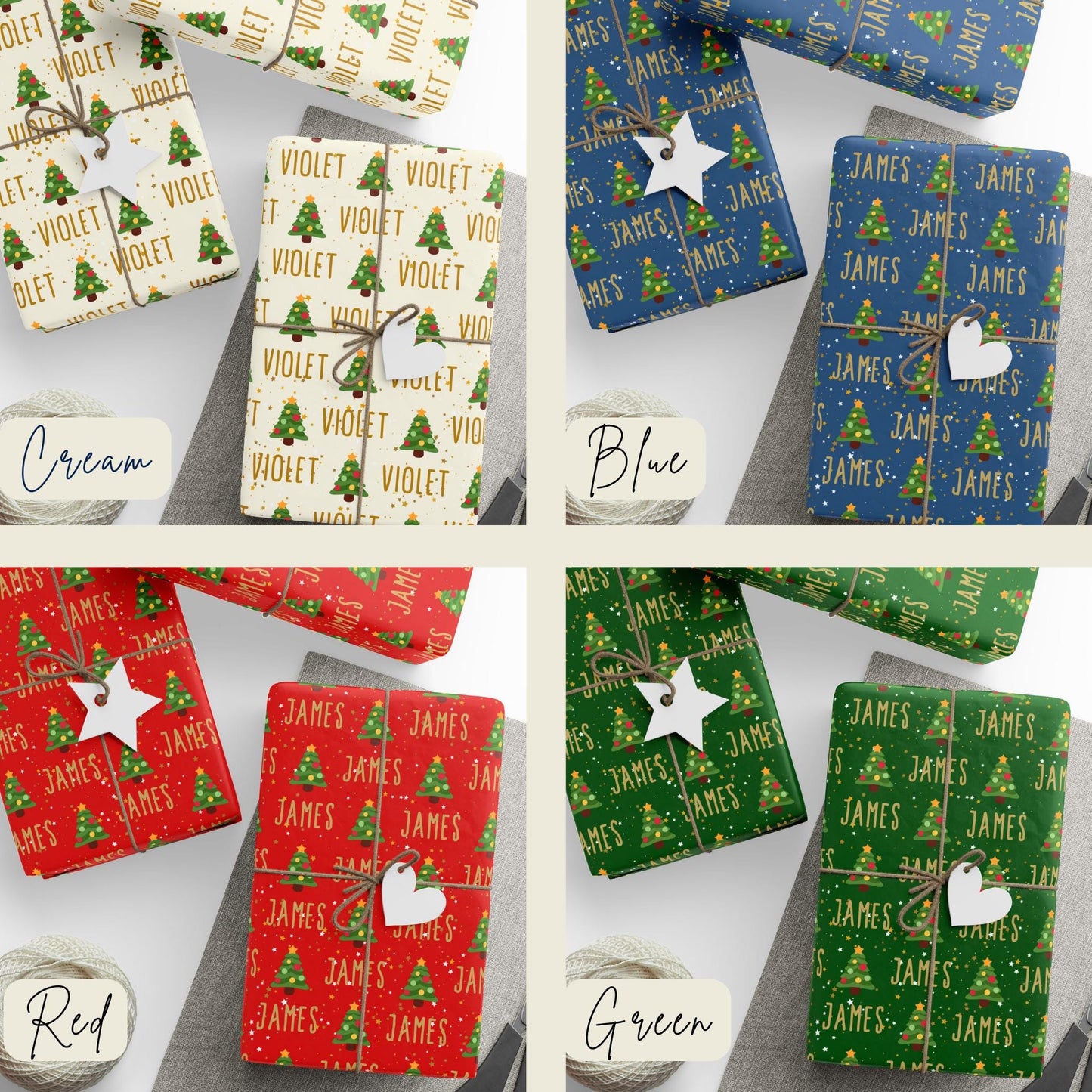 Christmas Tree & Name