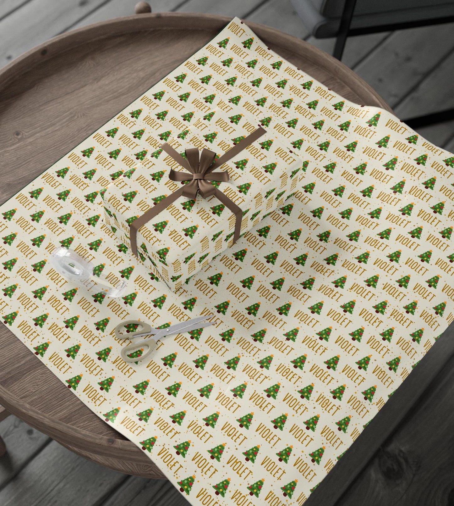 Christmas Tree & Name