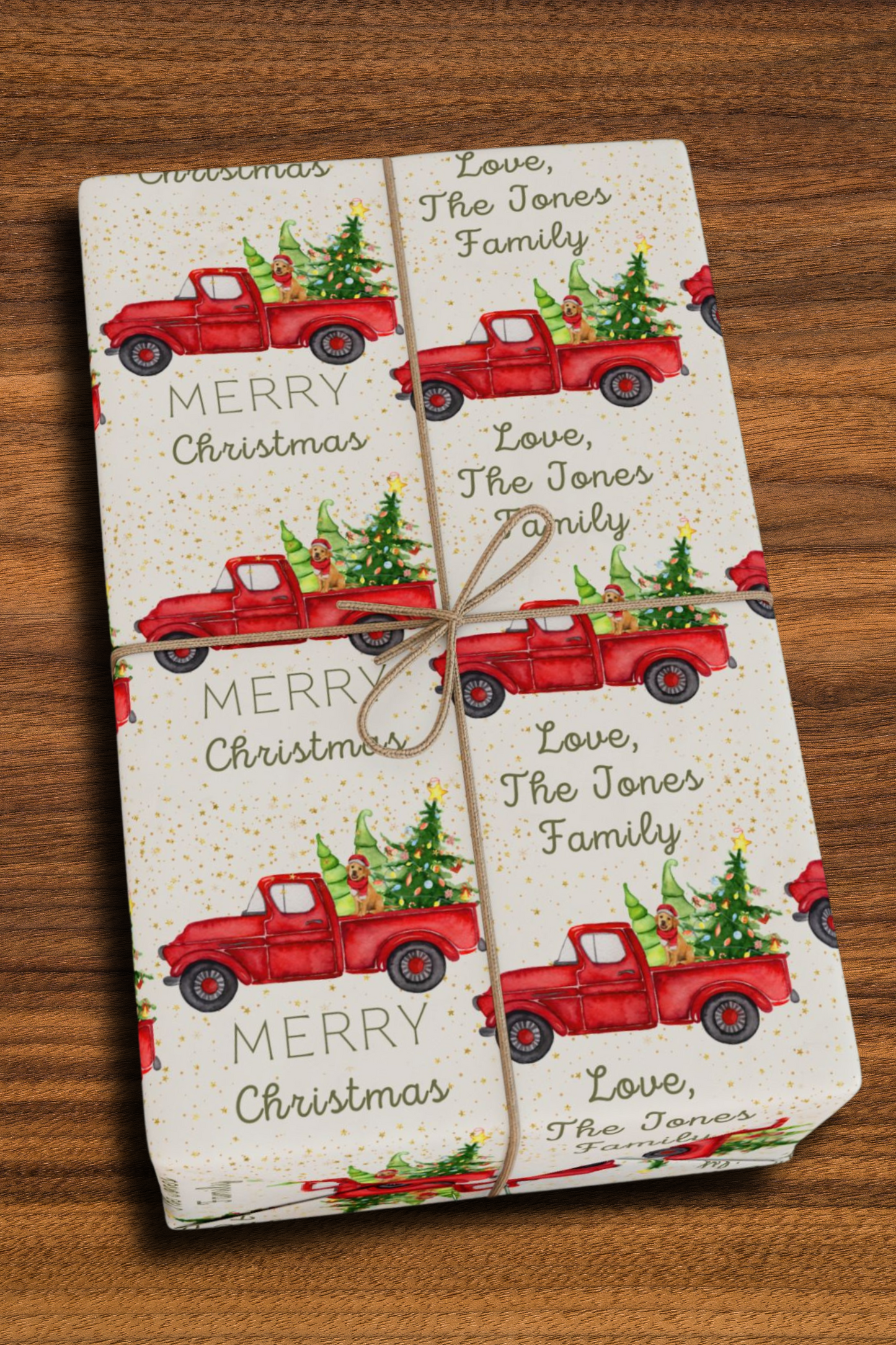 Christmas Truck & Dog (or Cat)