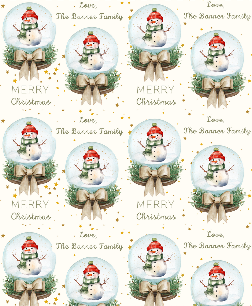 Snow Globe Snowman