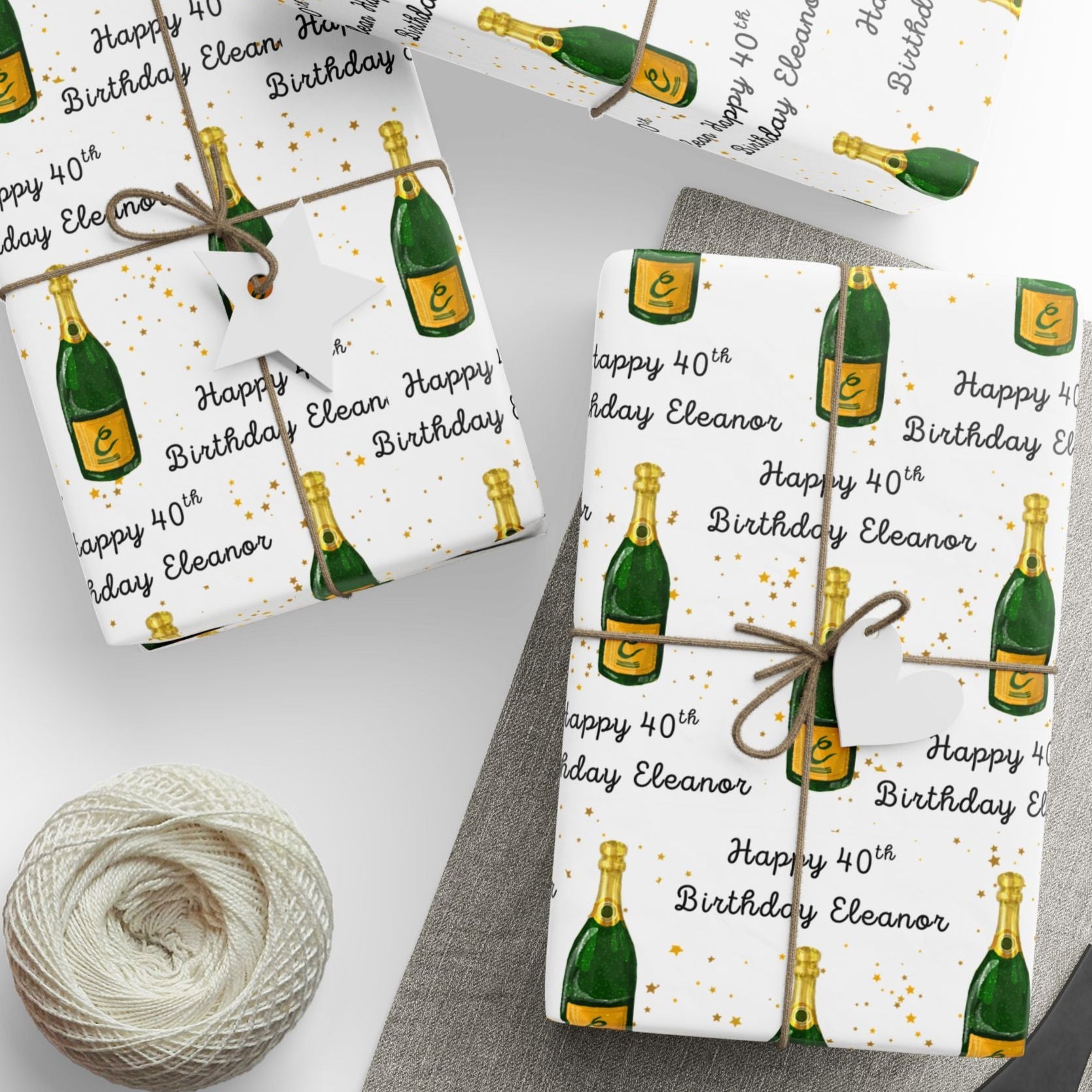 Champagne Birthday (21st, 30th, 40th, 50th, 60th any number)