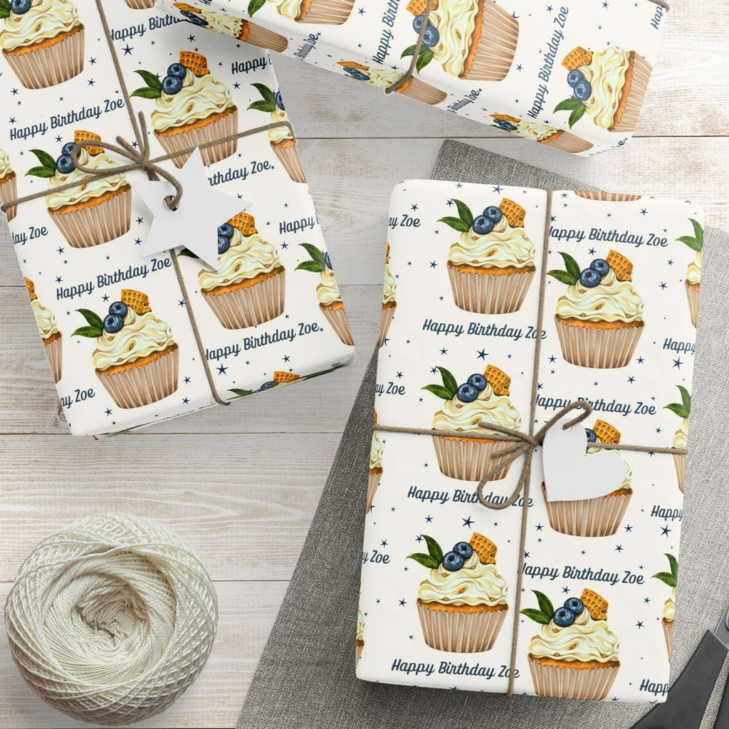 Blueberry Cupcake Birthday