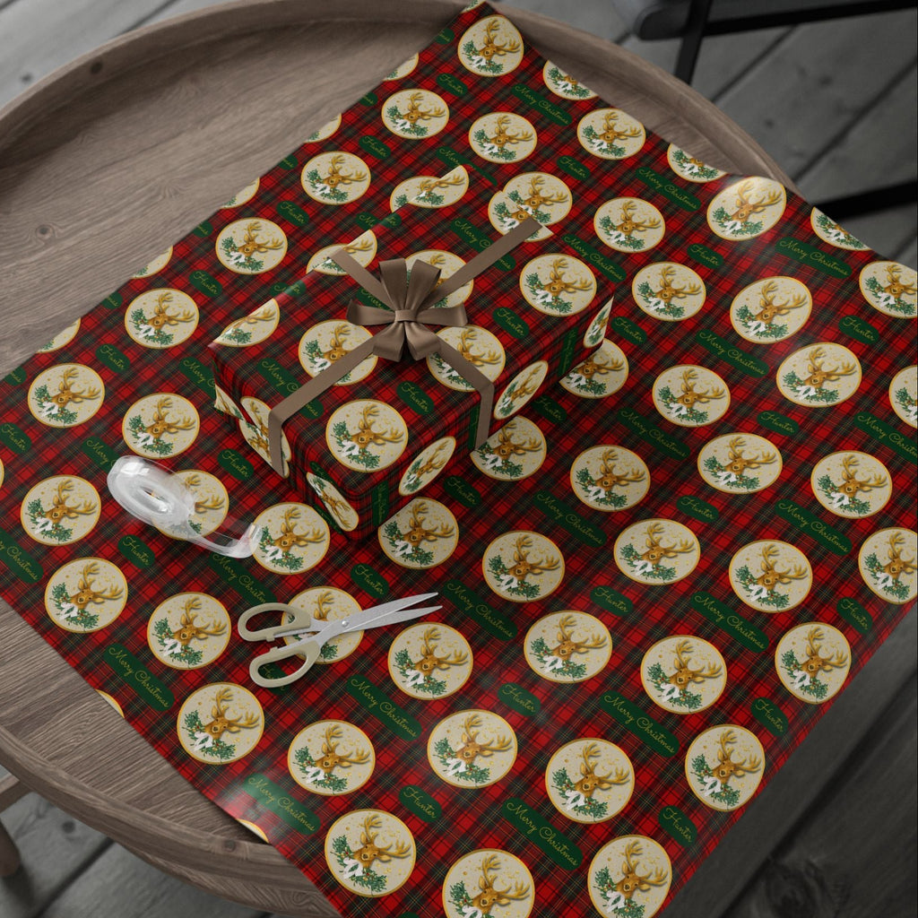 Christmas Stag Plaid