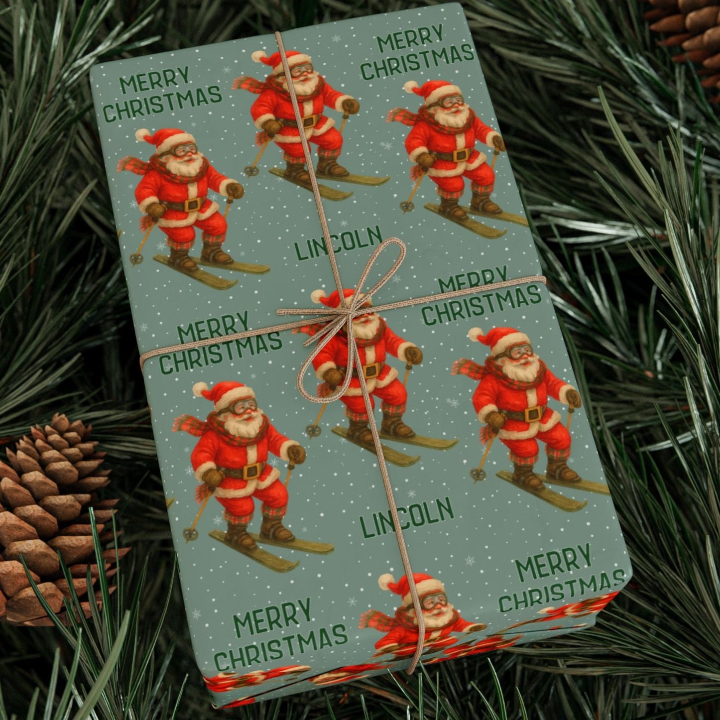 Santa Skiing