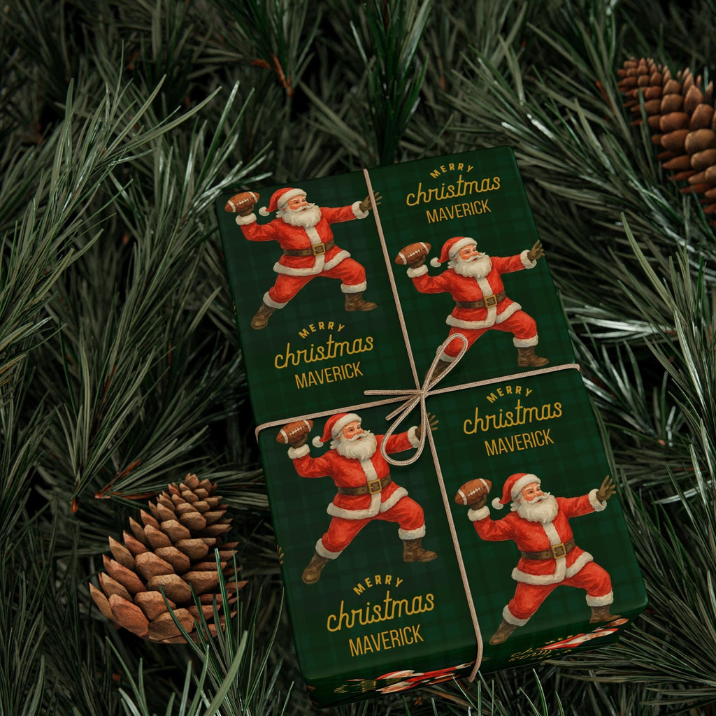 Santa Plays Football