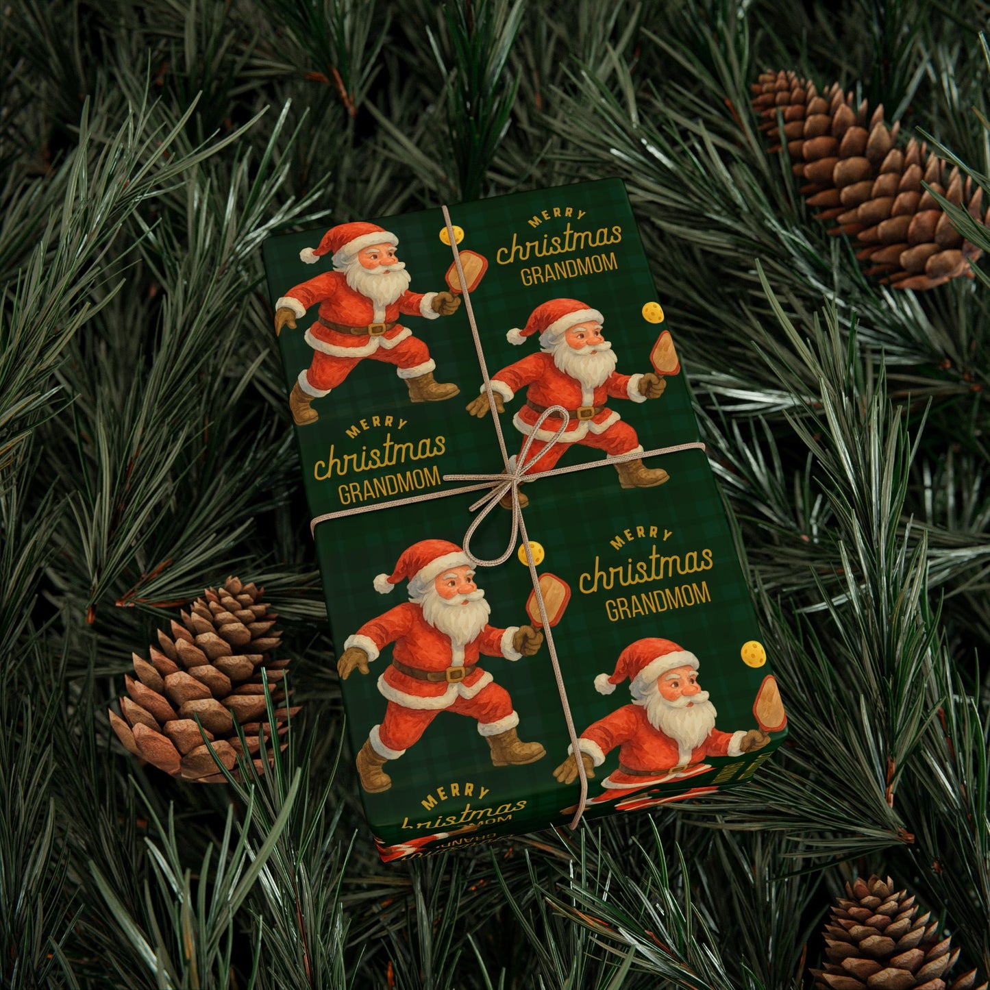 Santa Plays Pickleball