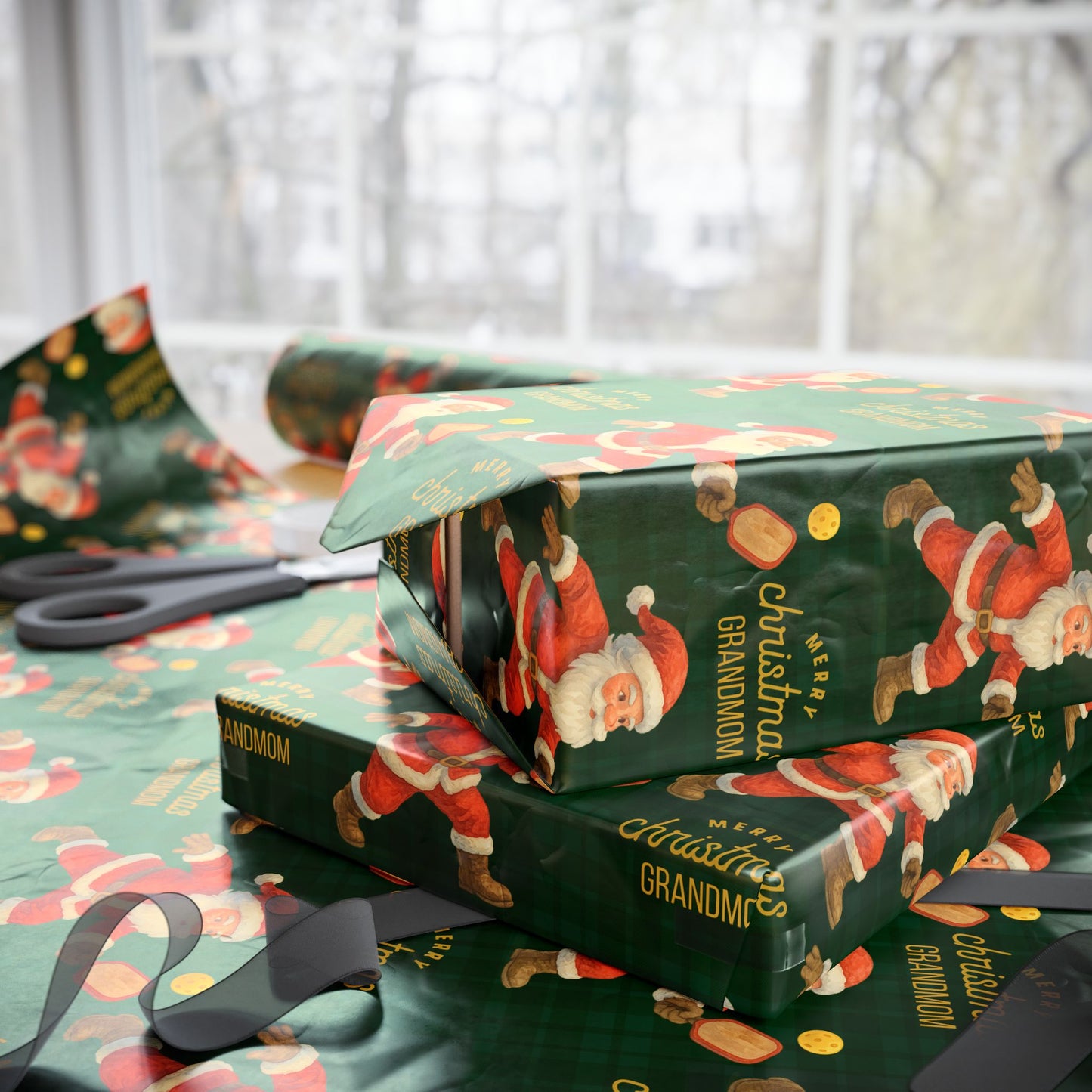 Santa Plays Pickleball