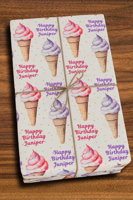 Happy Birthday Ice cream