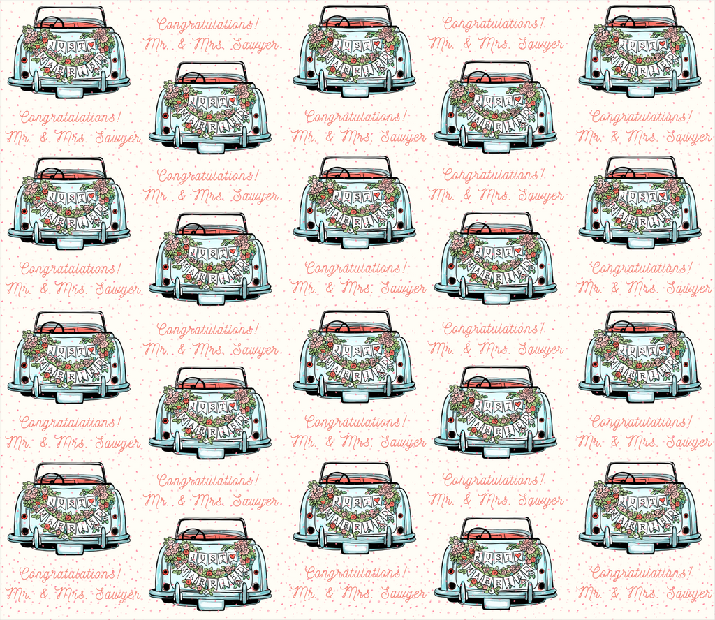 Just Married Car