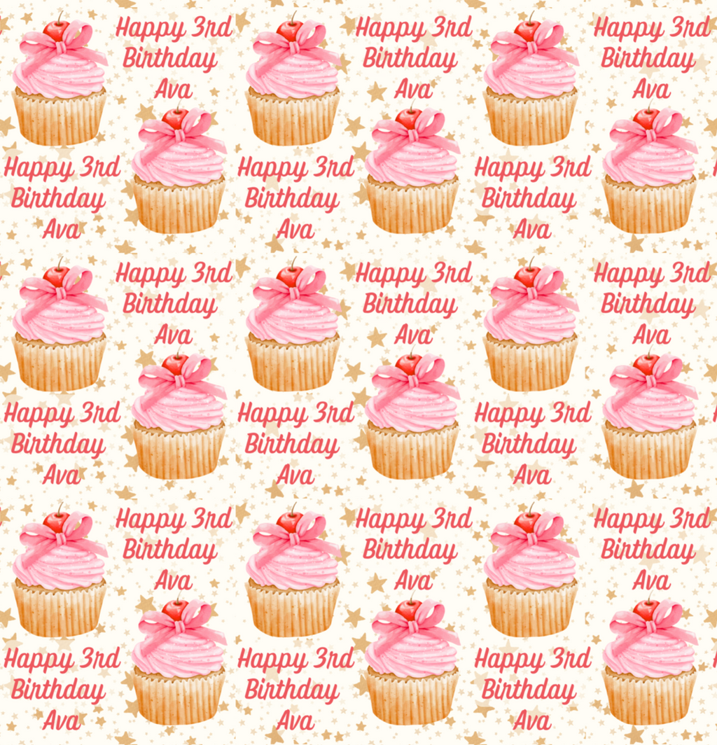 Pink Cupcake Birthday