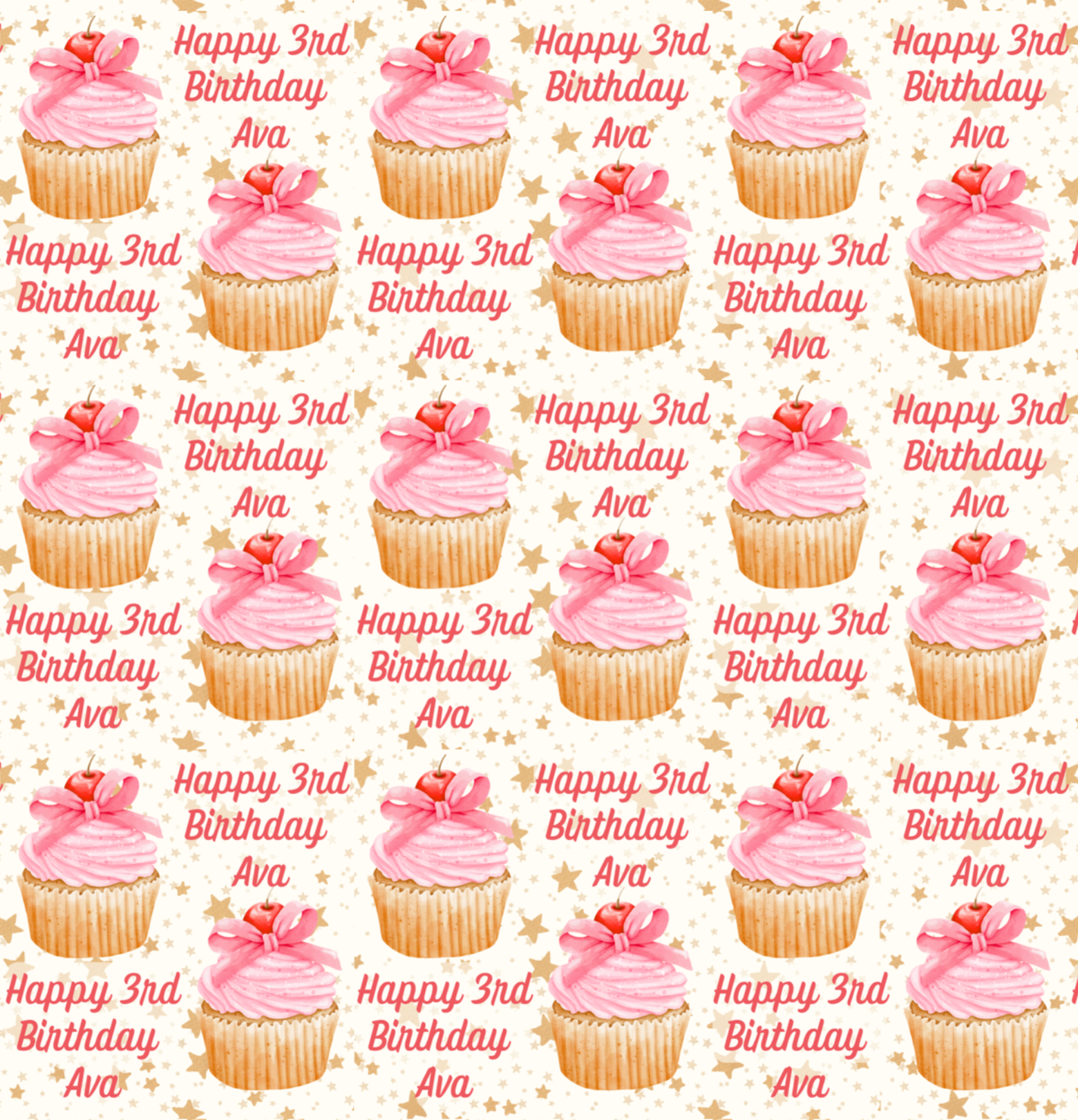 Pink Cupcake Birthday