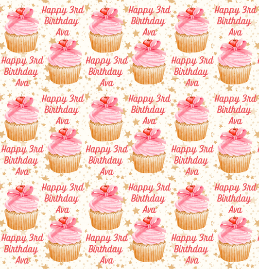 Pink Cupcake Birthday