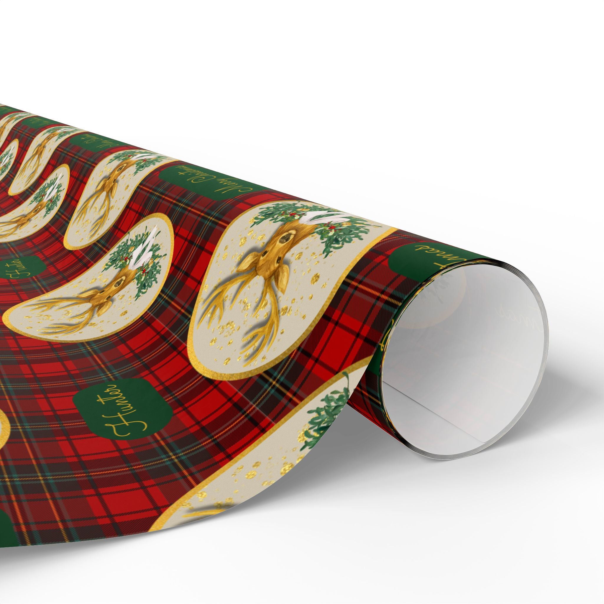 Christmas Stag Plaid