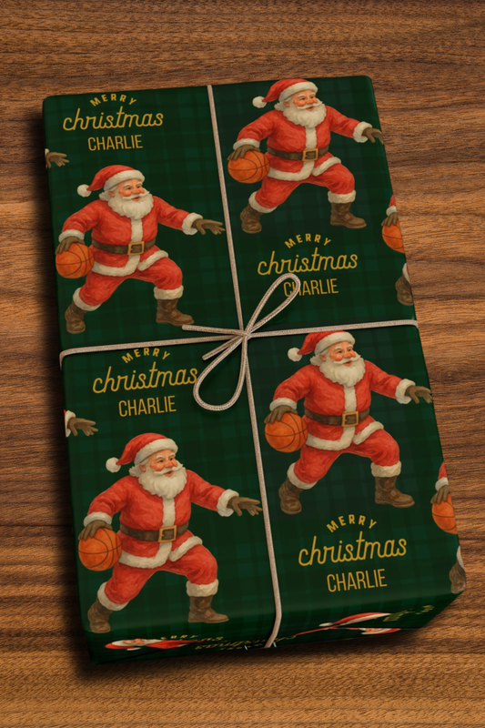 Santa Plays Basketball