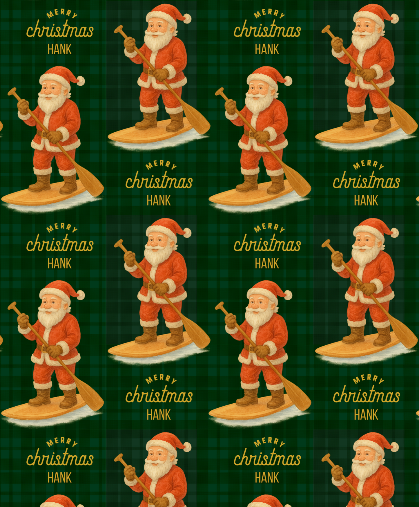 Santa Paddle Boarding