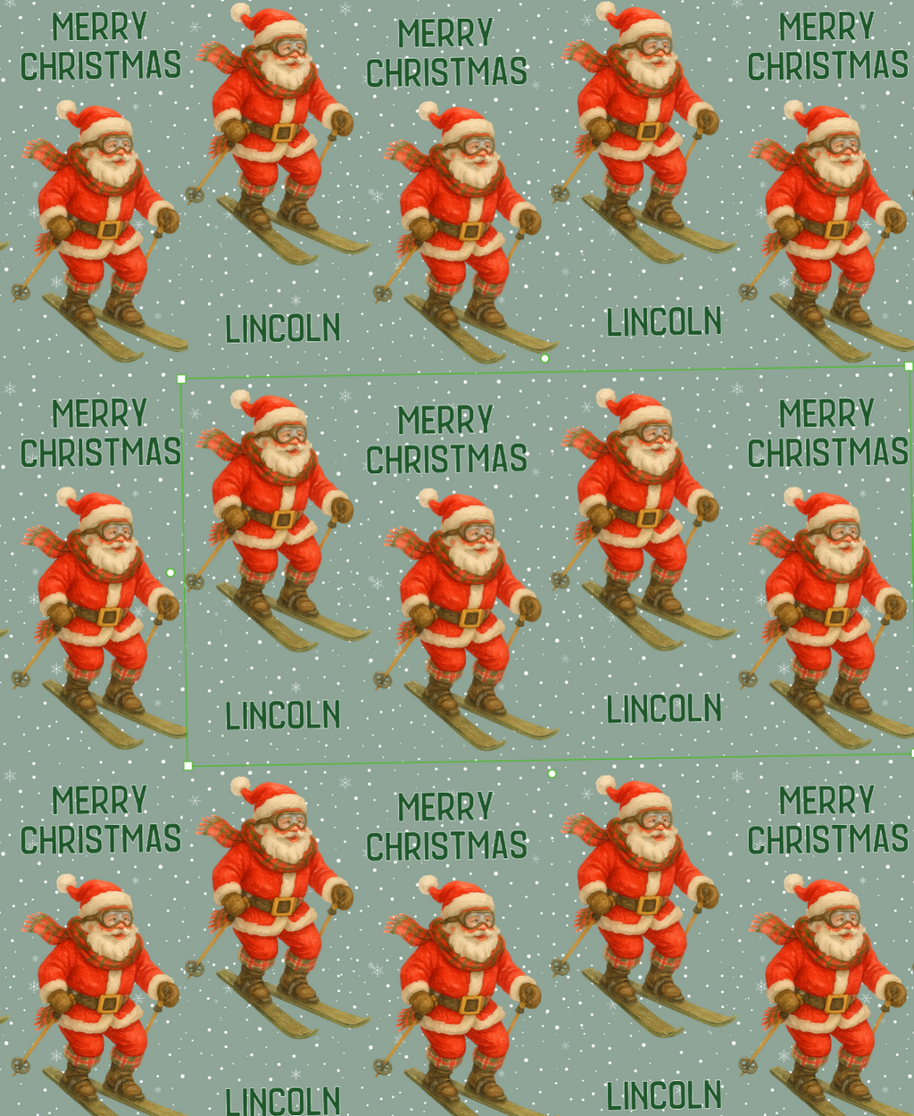 Santa Skiing