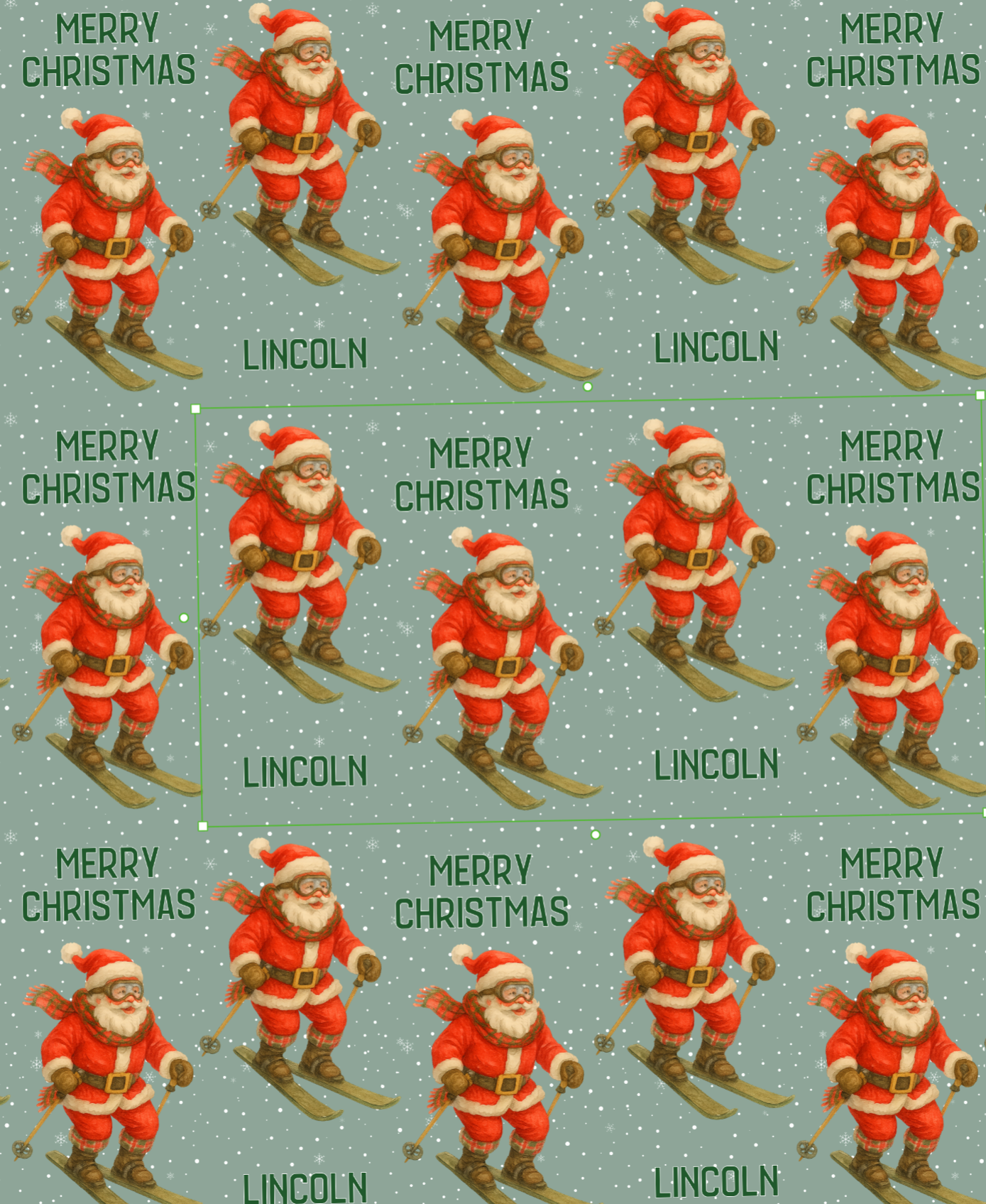 Santa Skiing