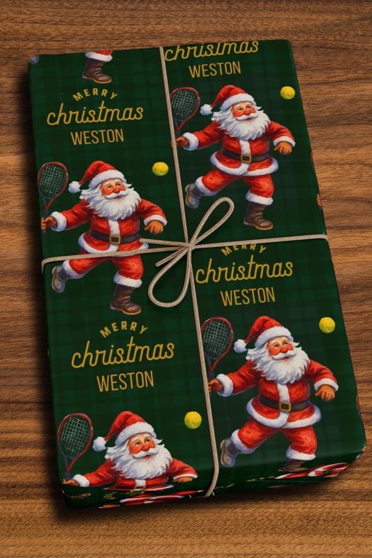 Santa Plays Tennis