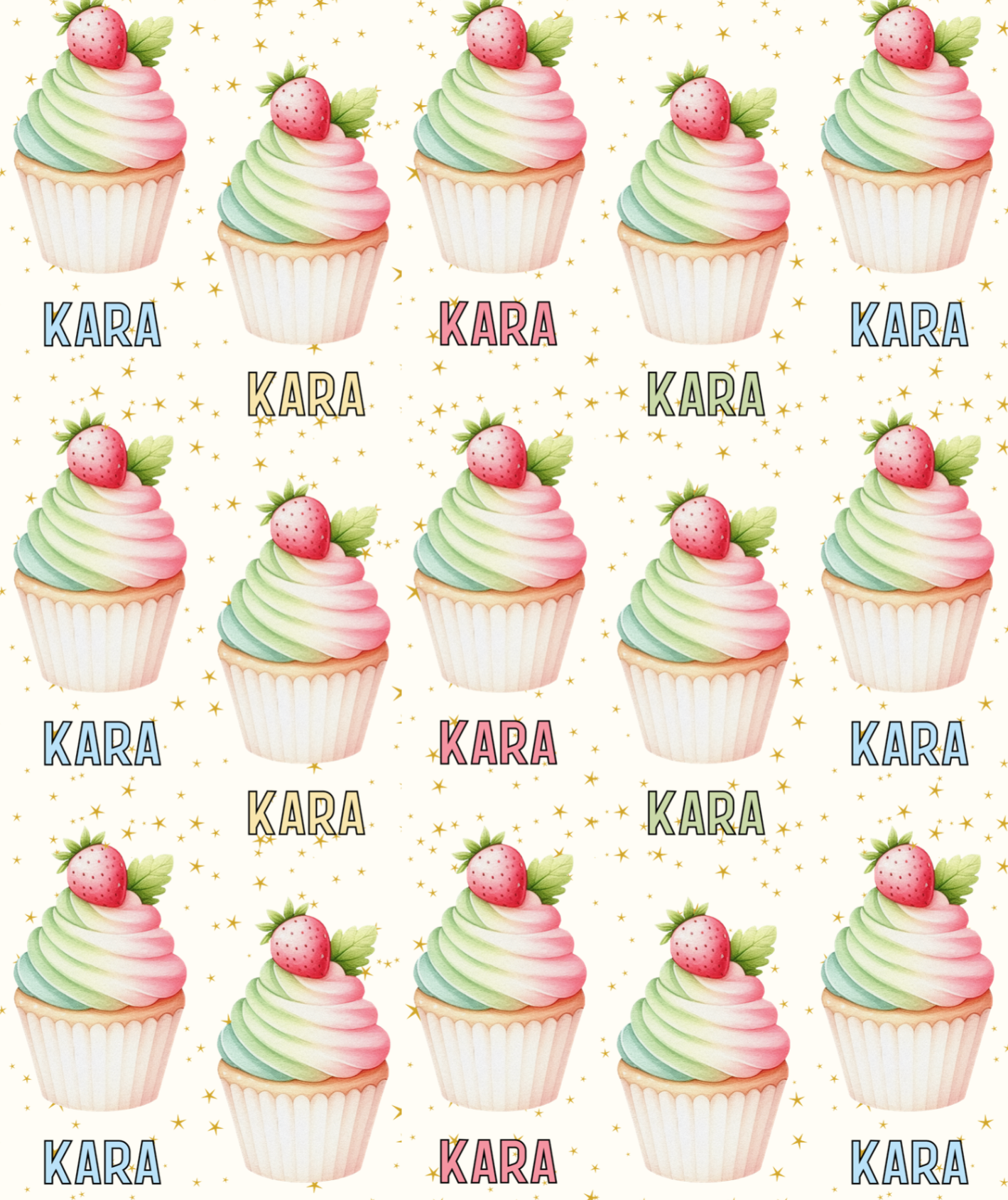 Swirled Cupcake Birthday