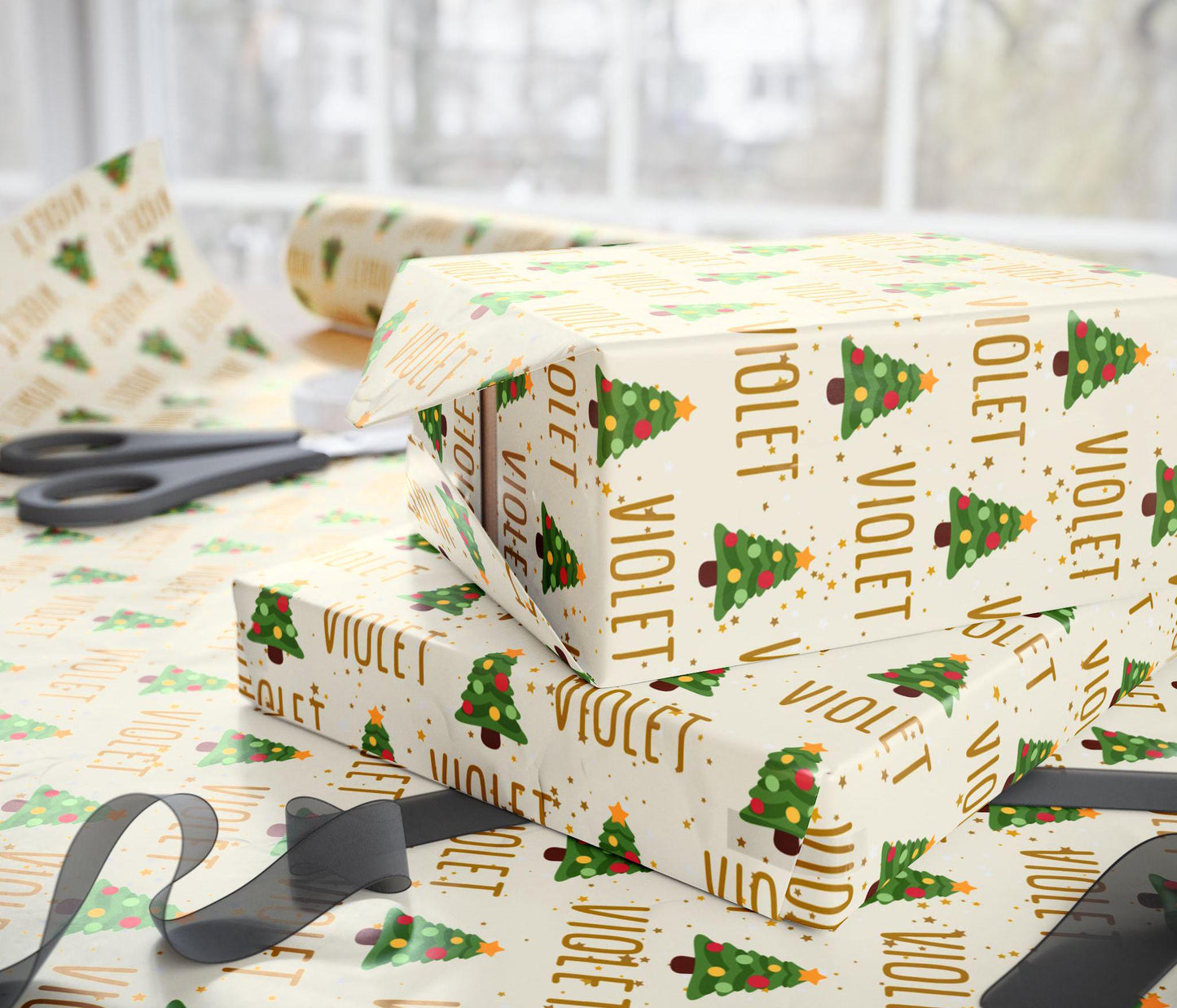 Christmas Tree & Name